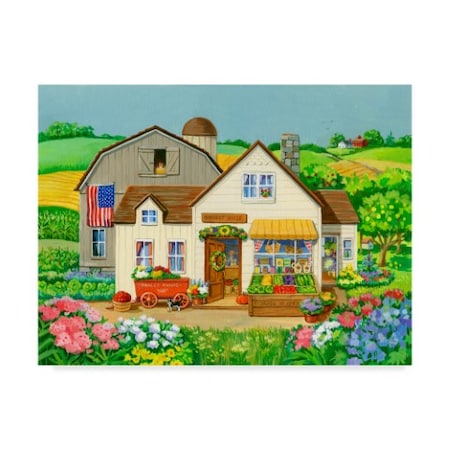 Geraldine Aikman 'Harvest House 1' Canvas Art,18x24
